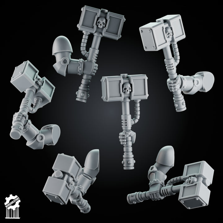 Grimdark Kit – hammers with Dynamic Arms (6 Pieces)
