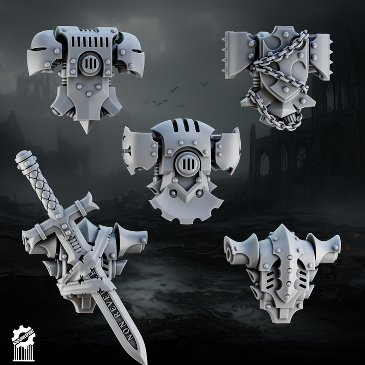 Shadowguards / Crusaders Back Pack – SET 2
