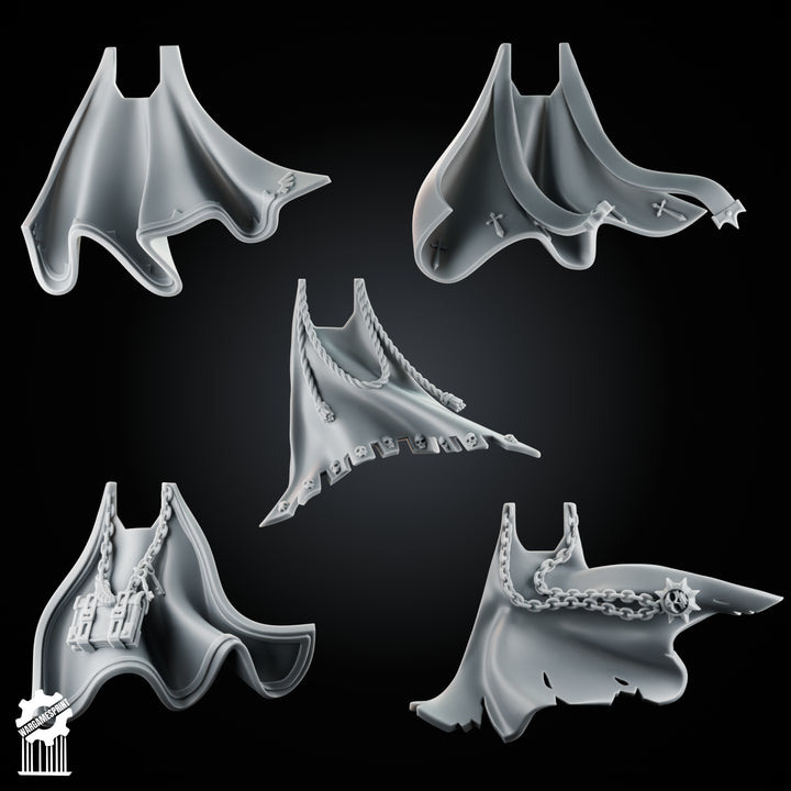 Shadowguard Cloak Set – 5 Gothic Capes
