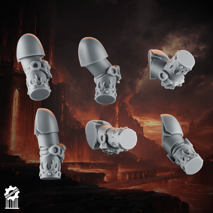 Emberforge arms SET1 - Fire lizards