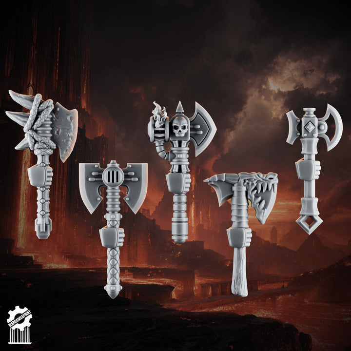 Emberforge axes - Fire lizards