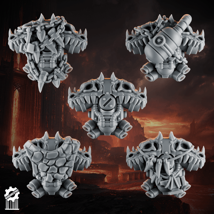 Emberforge back pack set 2 - Fire lizards