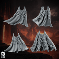 Emberforge cloaks set 2 - Fire lizards