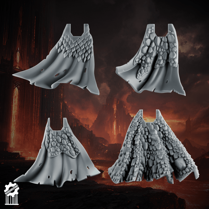 Emberforge cloaks set 2 - Fire lizards