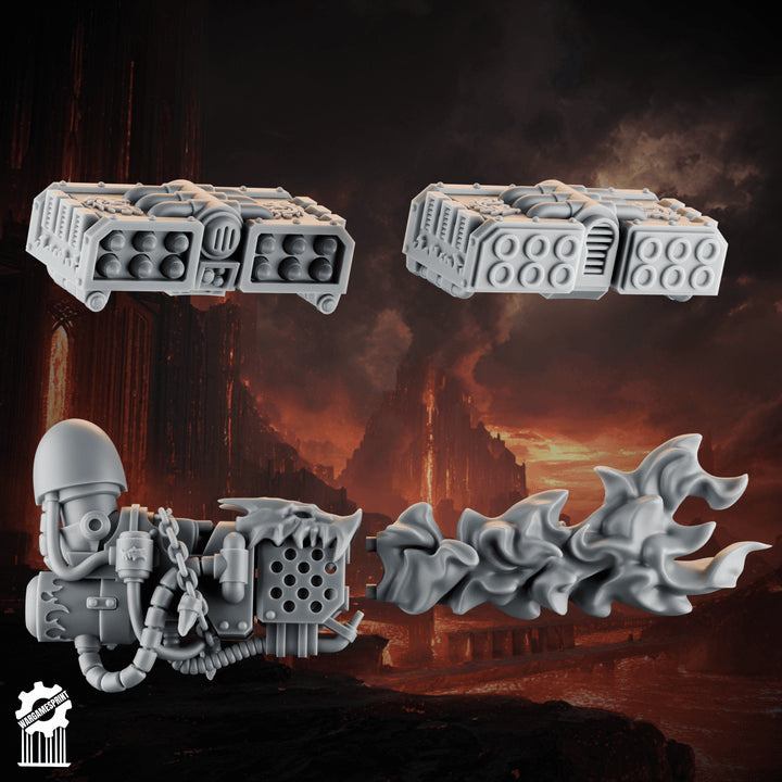 Emberforge heavy guard - Fire lizards