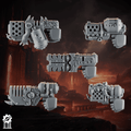Emberforge pistol set 1 - Fire lizards