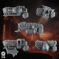 Emberforge pistol set 2 - Fire lizards