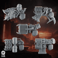 Emberforge big pistol heavy guard - Fire lizards