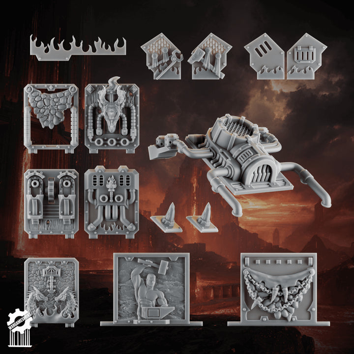 Emberforge tank rhino kit- Fire lizards