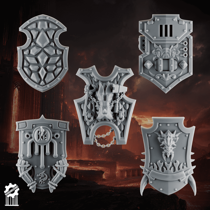 Emberforge shields heavy guard (Termi) - Fire lizards