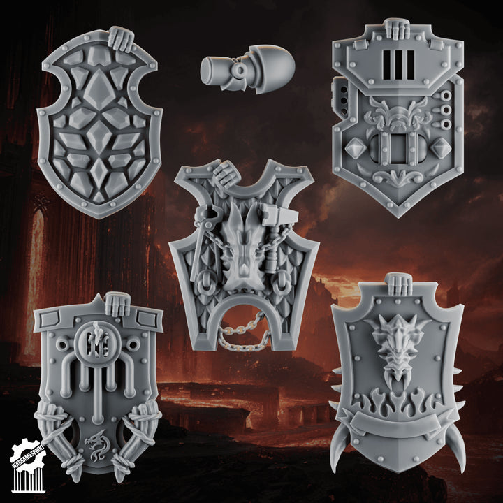Emberforge shields heavy guard (Termi) - Fire lizards