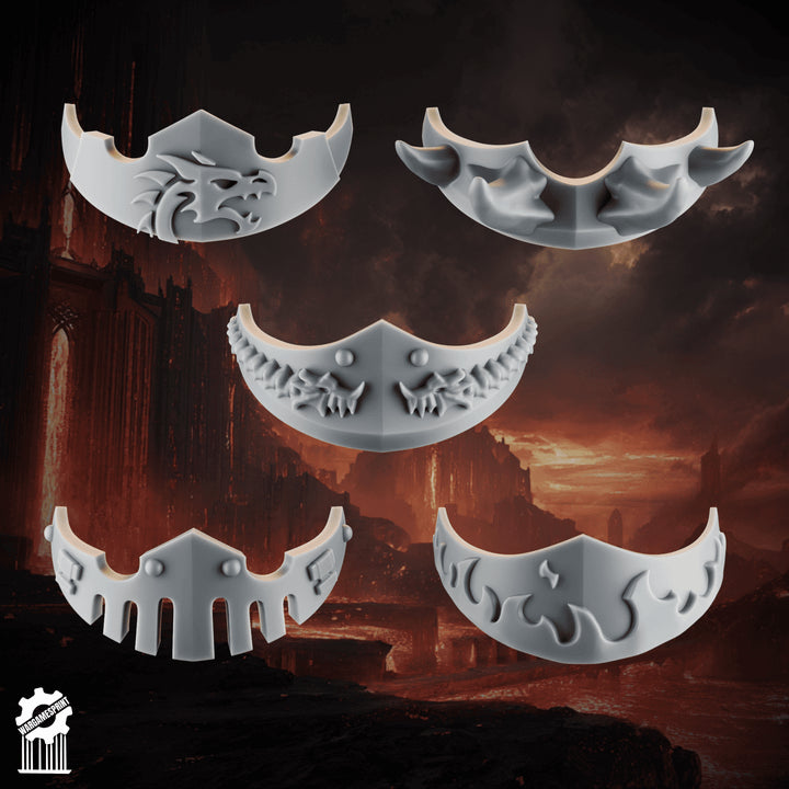 Emberforge throat guard x5 - Fire lizards
