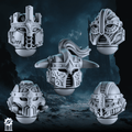 Space Viking Helmets (Set of 5)