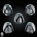 Crusader Helmets Set 9 – 5 Knightly Heads