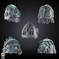 Shadowguard Shoulder Pad Set 1 – 5 Gothic Pauldrons