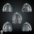 Shadowguard Shoulder Pad Set 2 – 5 Gothic Pauldrons