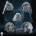 Space Viking Shoulder pads - Set 1 (Set of 5) – 3D printed shoulder pads for 40k miniatures, New Zealand