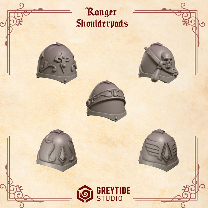 Crimson Lords Shoulder pads - Ranger (5 Pieces)