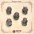 Crimson Lords Heads - Ranger (5 Pieces)