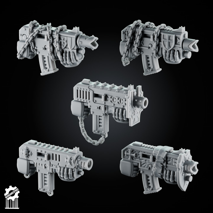 5 Crusader Pistols – Simple Grip Set 1