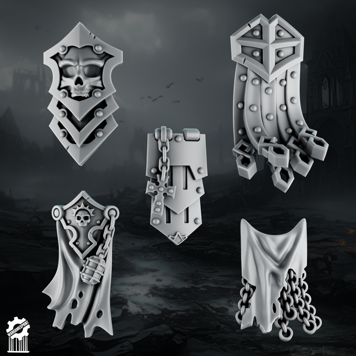 Templar Shadowguard Armored Loincloths – Set of 5