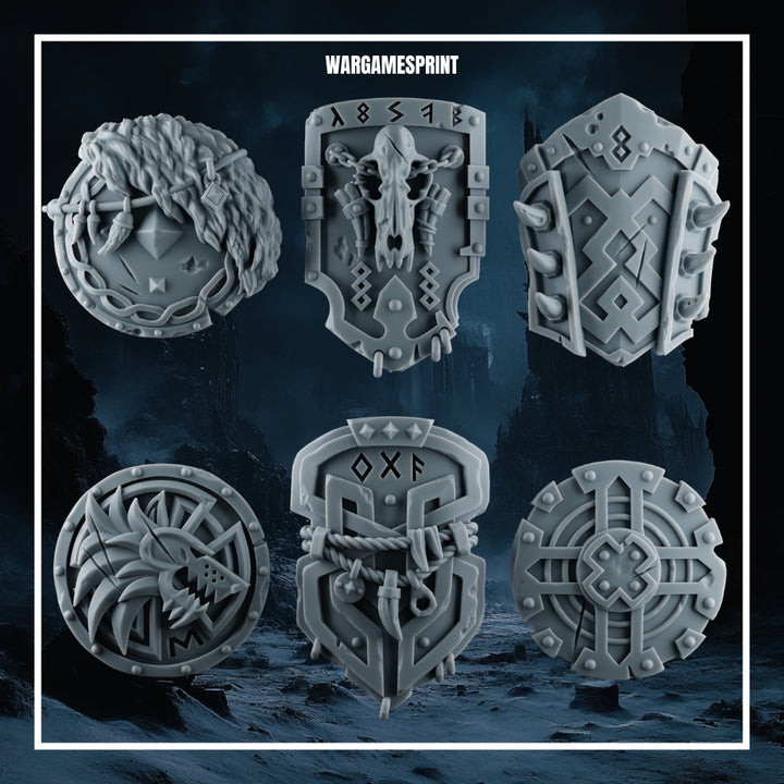 Space Viking Shields (Set of 6)