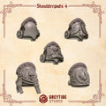 Crimson Lords Shoulder pads - Set 4 (5 Pieces)
