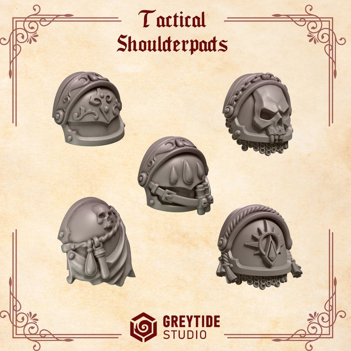 Crimson Lords Shoulder pads - Tactical (5 Pieces)