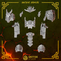 Anvil Wardens Ancient Armor (11 Pieces) – 3D printed bits for 40k miniatures, New Zealand