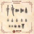Crimson Lords Accessories & Decorations (15 Pieces)
