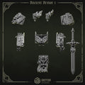 Eternal Pilgrims Ancient Armor - Set 1 (9 Pieces) – 3D printed bits for 40k miniatures, New Zealand