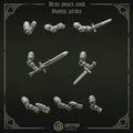 Eternal Pilgrims Arm Poses and Bionic Arms (8 Pieces) – 3D printed weapons for 40k miniatures, New Zealand