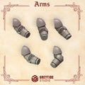 Crimson Lords Arms (5 Pieces)