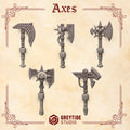 Crimson Lords Axes (5 Pieces)