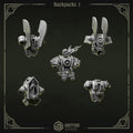 Eternal Pilgrims Backpacks - Set 3 (5 Pieces) – 3D printed bits for 40k miniatures, New Zealand