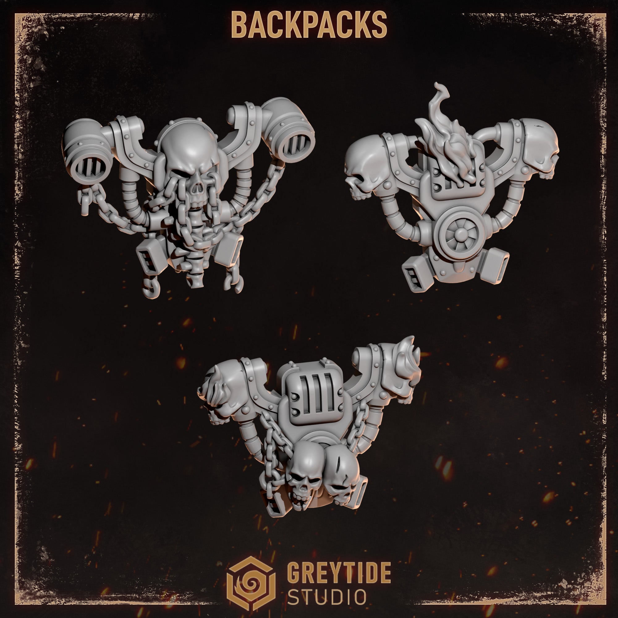 Cursed Company Backpacks (3 Pieces)