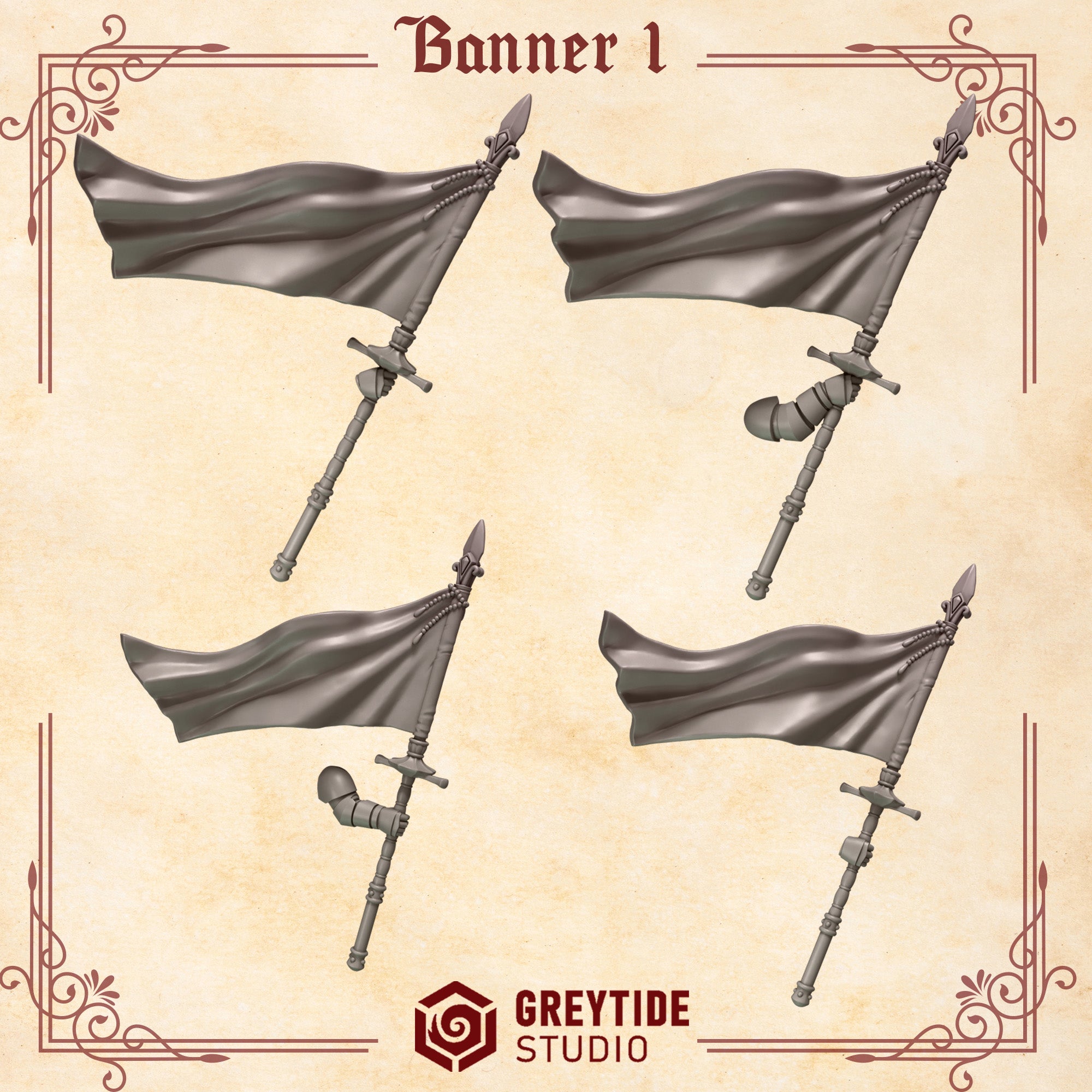 Crimson Lords Banner - Set 1 (1 Piece)