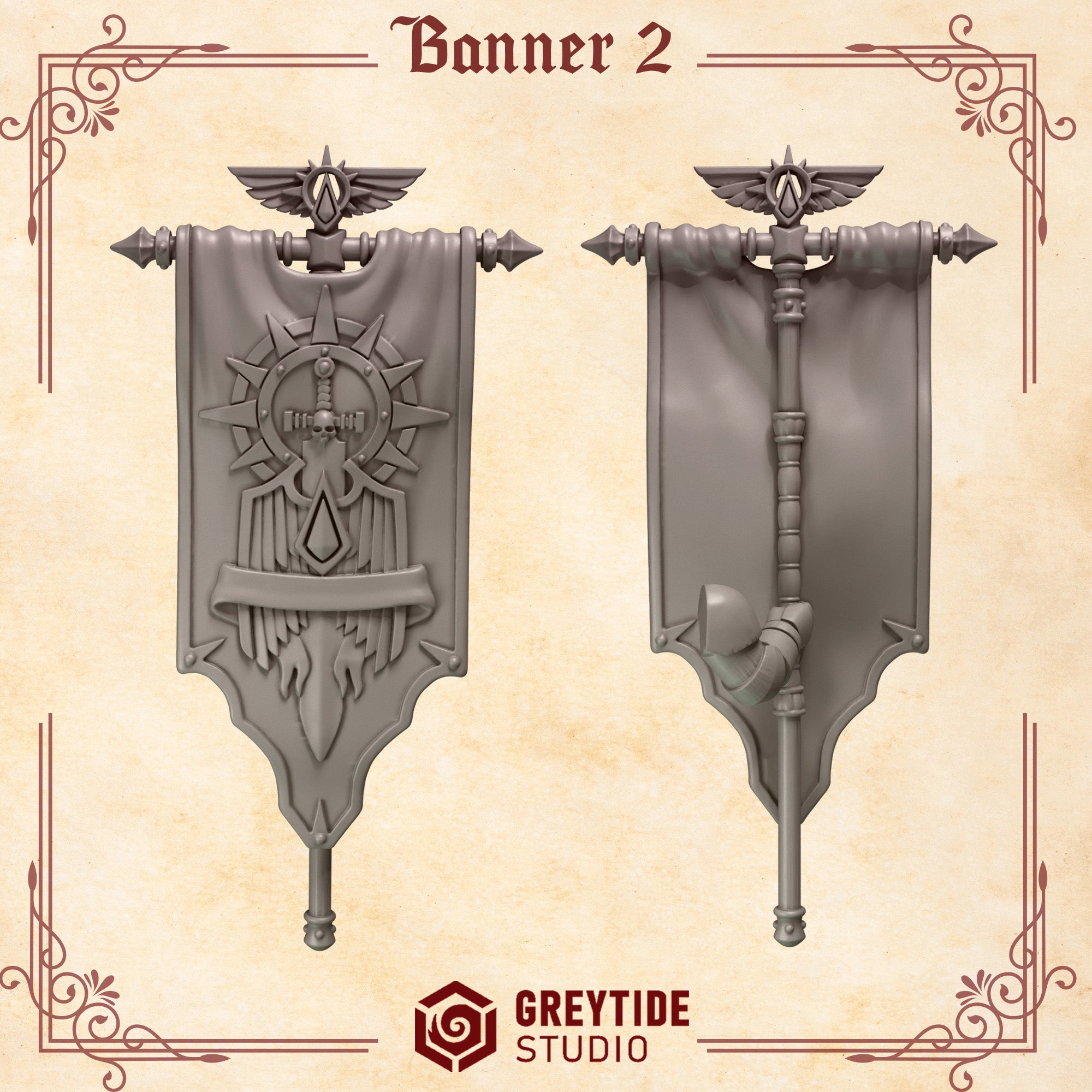 Crimson Lords Banner - Set 2 (1 Piece)