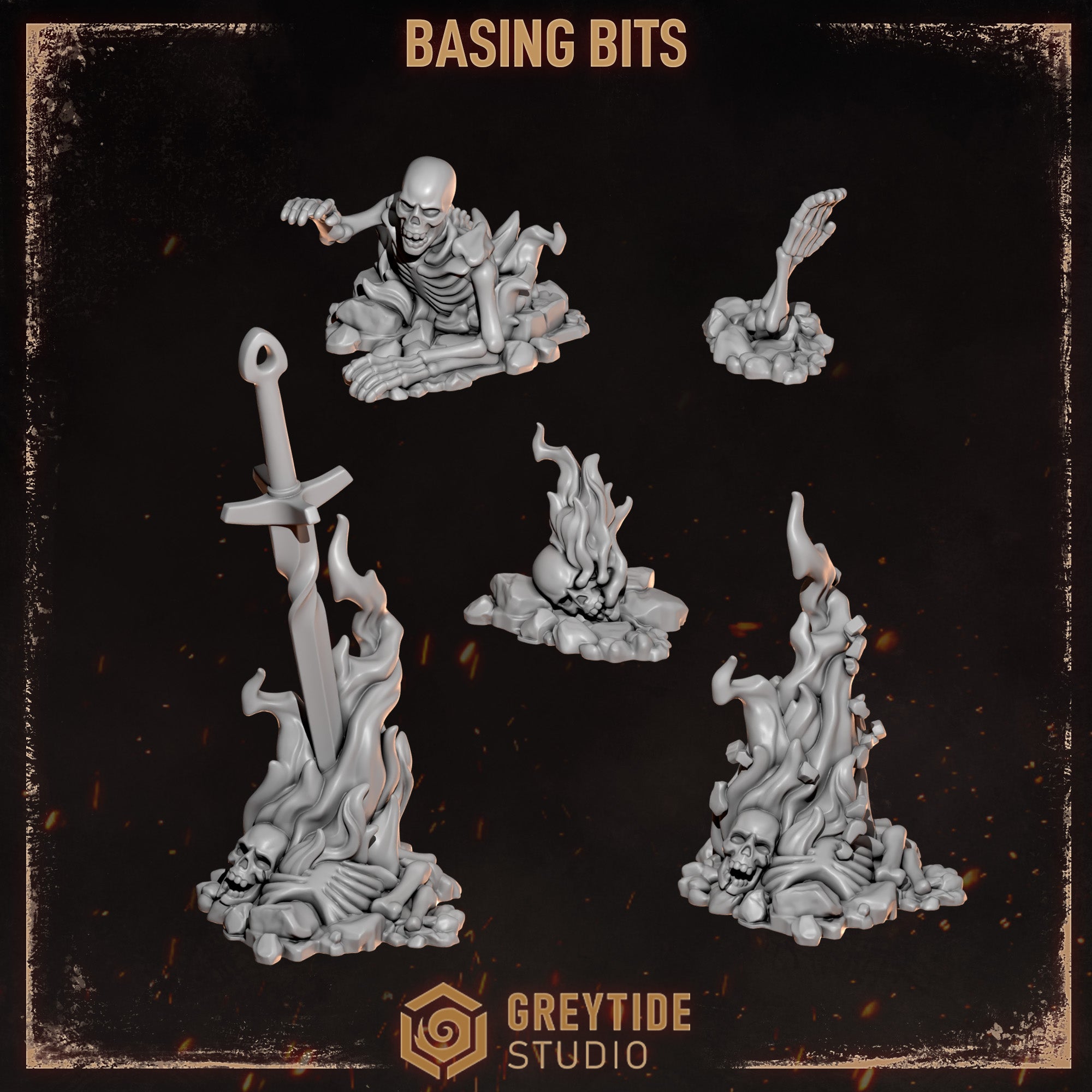 Cursed Company Basing Bits (5 Pieces)