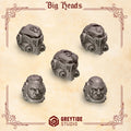 Crimson Lords Heads - Big / Terminator (5 Pieces)