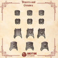 Crimson Lords Bracers and Greaves (12 Pieces)