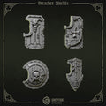 Eternal Pilgrims Breacher Shields (4 Pieces) – 3D printed bits for 40k miniatures, New Zealand
