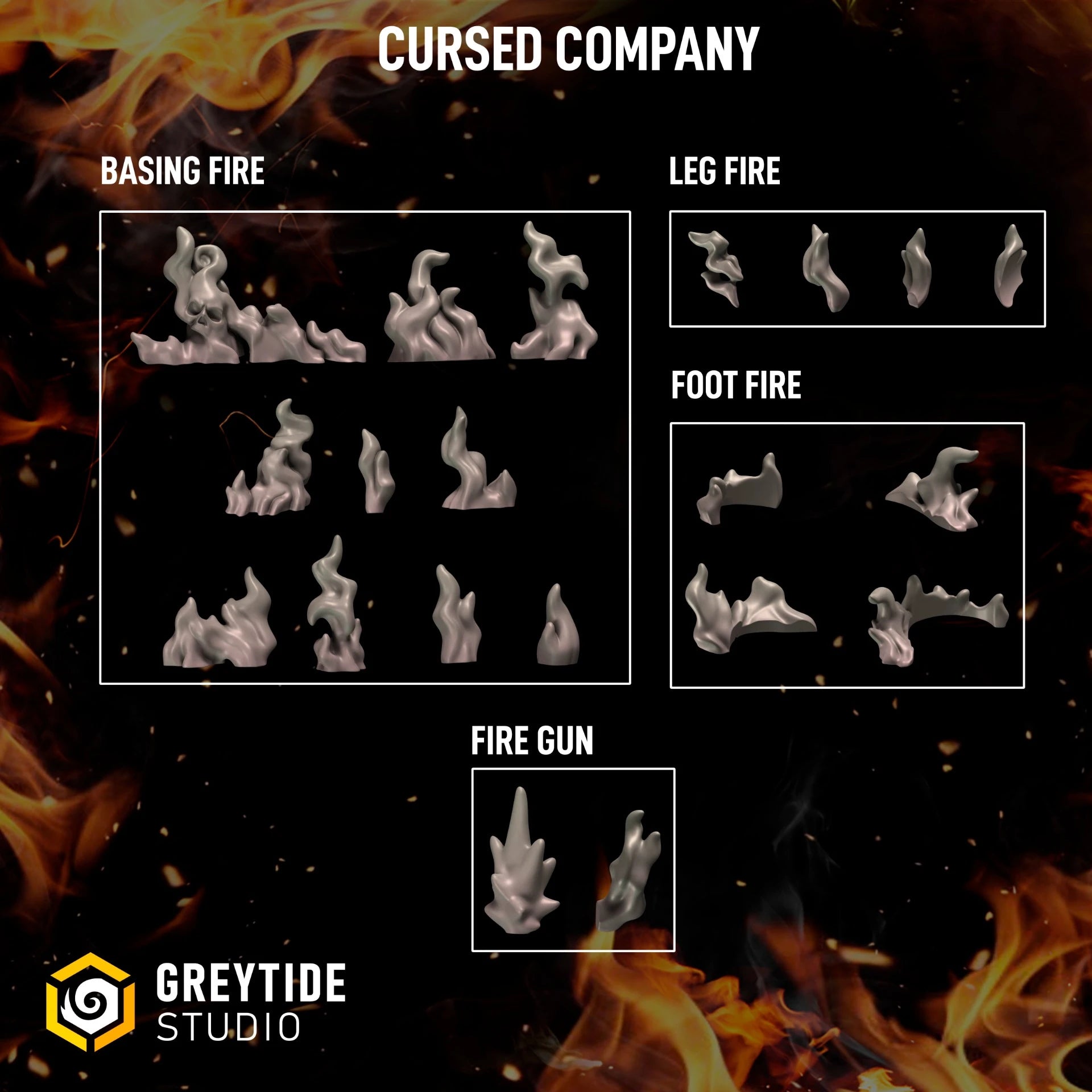 Cursed Company Decorations Pack 1 (20 Pieces)