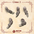 Crimson Lords Claws - Set 2 (5 Pieces)