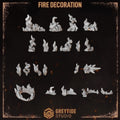 Cursed Company Fire Decorations (21 Pieces)