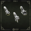 Eternal Pilgrims Fists - Set 1 (3 Pieces) – 3D printed weapons for 40k miniatures, New Zealand