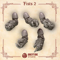 Crimson Lords Fists - Set 2 (5 Pieces)