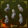 Anvil Wardens Fists (5 Pieces) – 3D printed weapons for 40k miniatures, New Zealand
