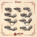 Crimson Lords Guns (9 Pieces)