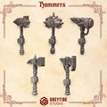 Crimson Lords Hammers (5 Pieces)